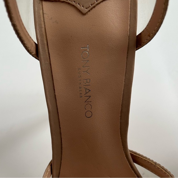 Tony bianco lisa heel sz 9 Lisa Heel in Clear Vynalite & Skin Capretto - Picture 8 of 14